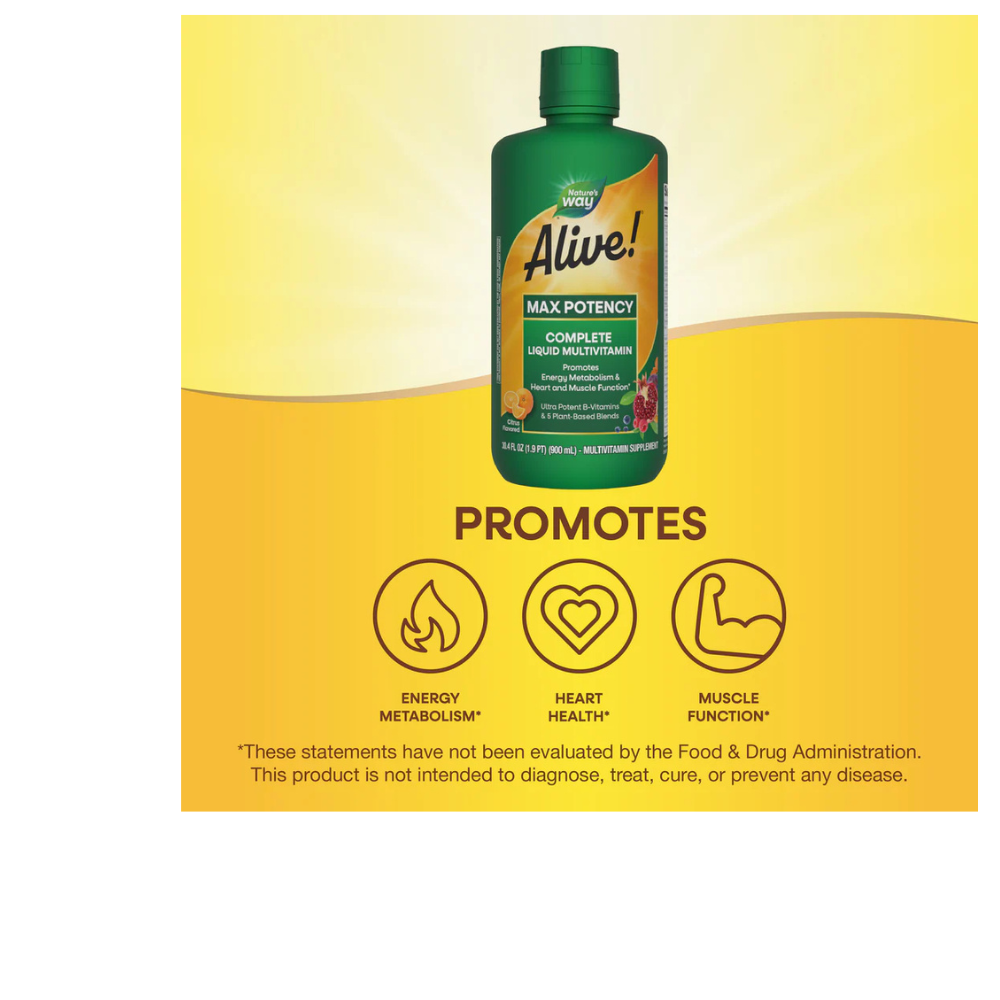 Alive! Max Potency Liquid Multivitamin