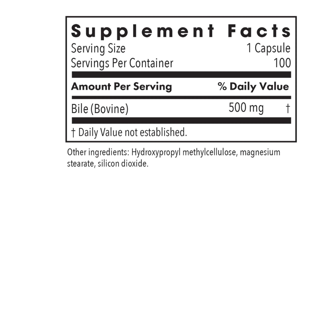 Ox Bile 500 mg