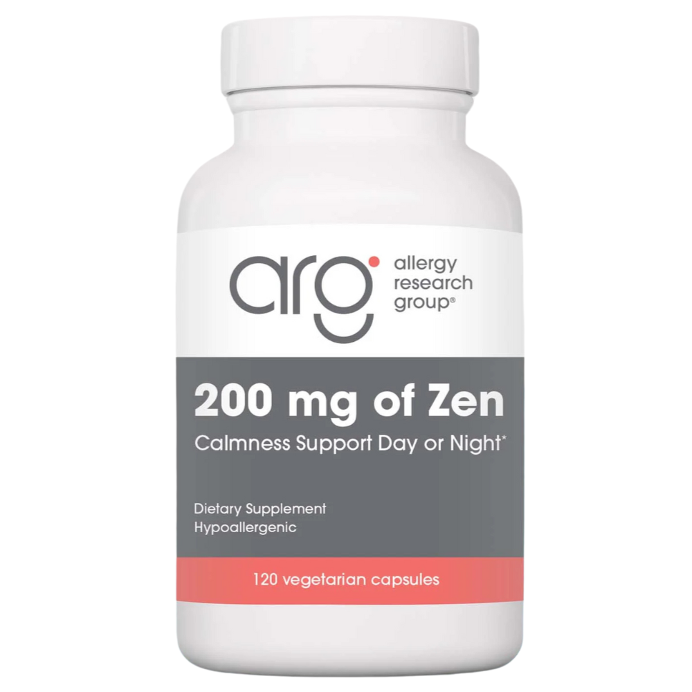 Allergy Research Group 200 mg of Zen 60 Vegetarian Capsules