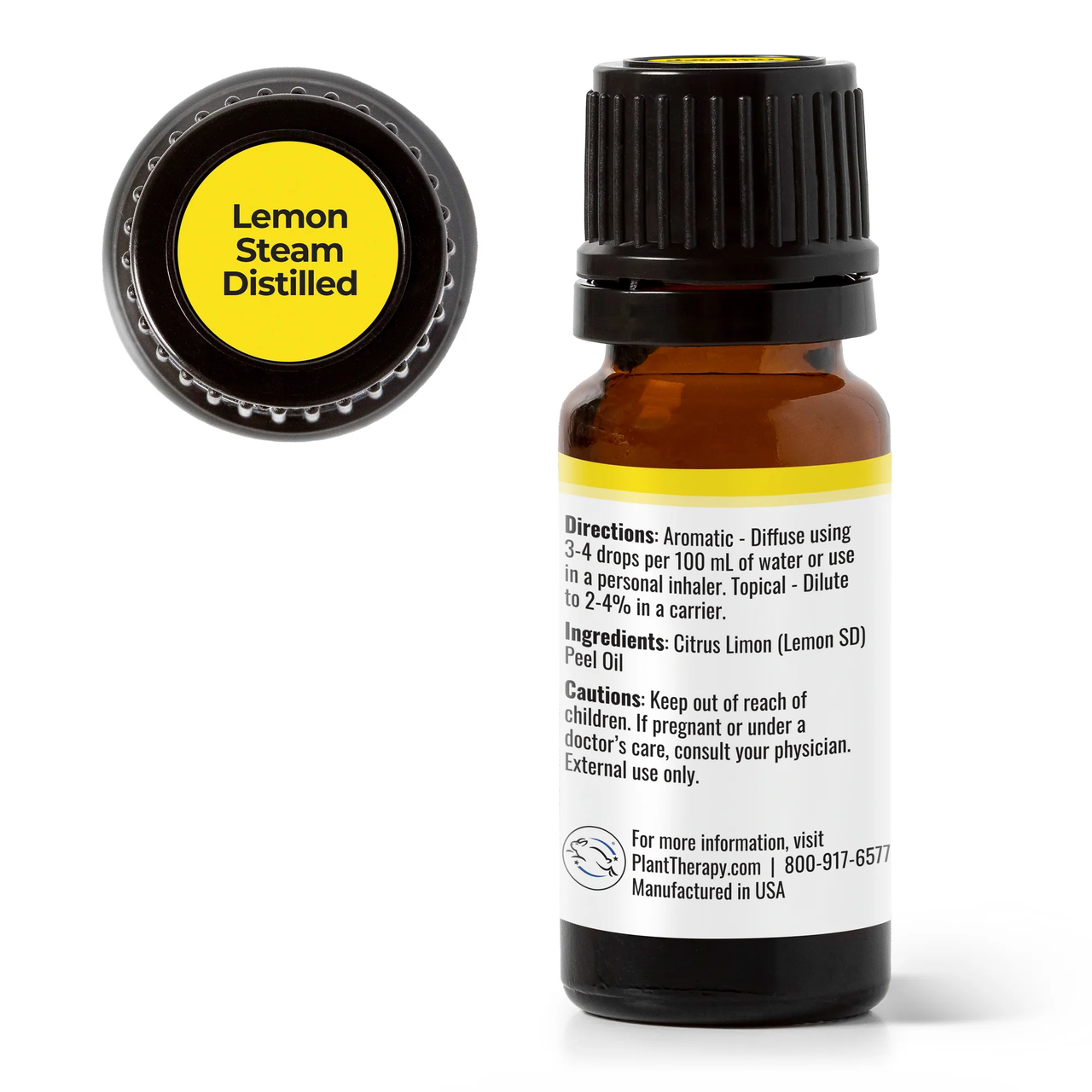 Lemon Steam Distilled Essential Oil - Plant Therapy