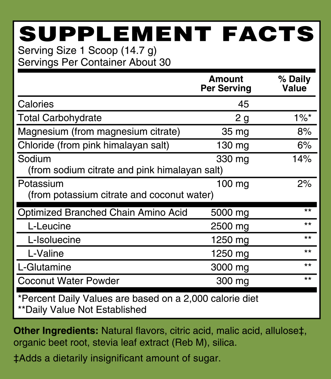 Optimized BCAA with Glutamine, Watermelon