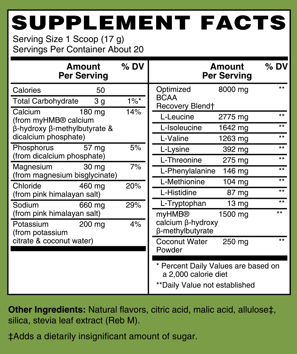 Advanced BCAA/EAA with Electrolytes Peach Mango