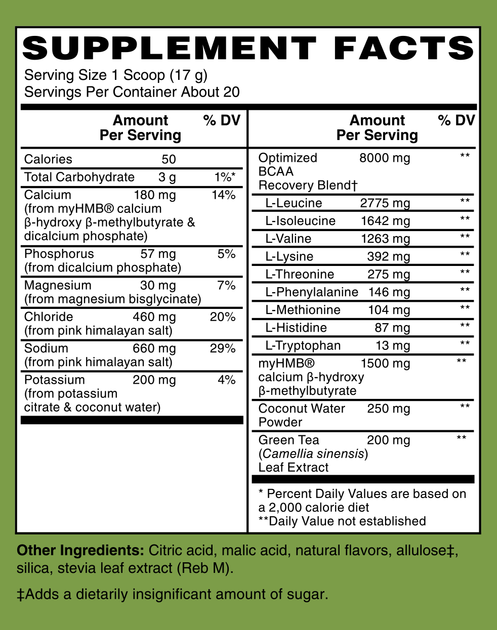 Advanced BCAA/EAA with Electrolytes Lemon Tea