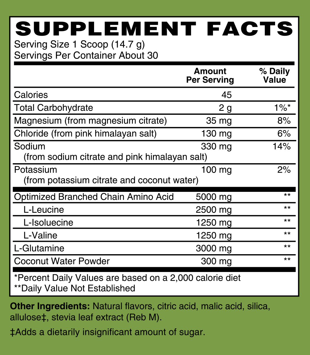 Optimized BCAA with Glutamine, Raspberry Ice