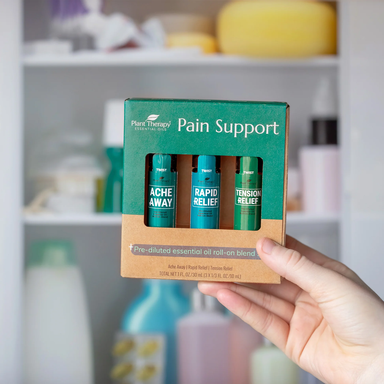 Pain Support Essential Oil Blend Roll On Set - Plant Therapy