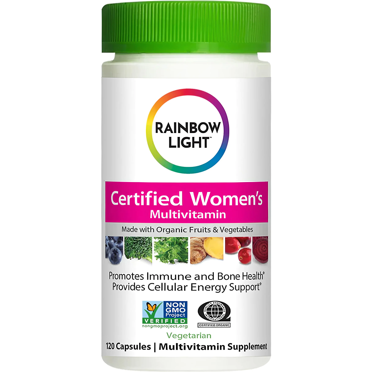 Certified Women's + Real Food Nutrients Multi, 120 Vegetarian Capsules