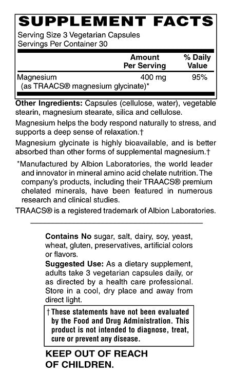 Magnesium Glycinate 400Mg