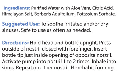 Herbal Nasal Spray