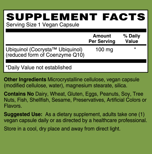 Ubiquinol CoQH 100 mg