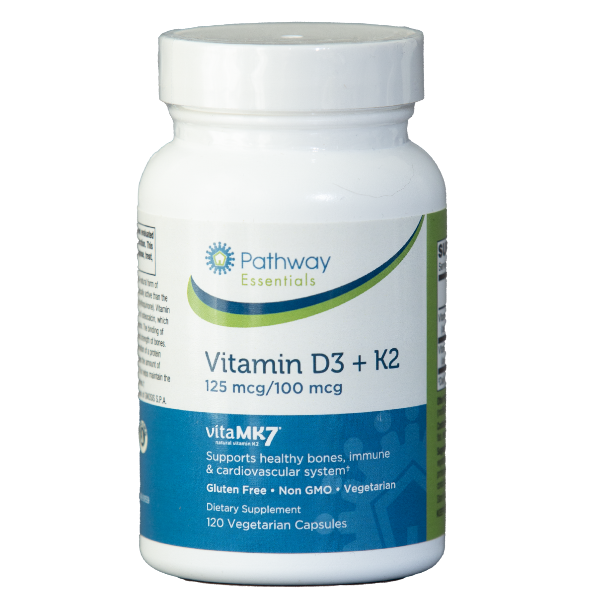 Vitamin D3 + K2 125MCG/100MCG