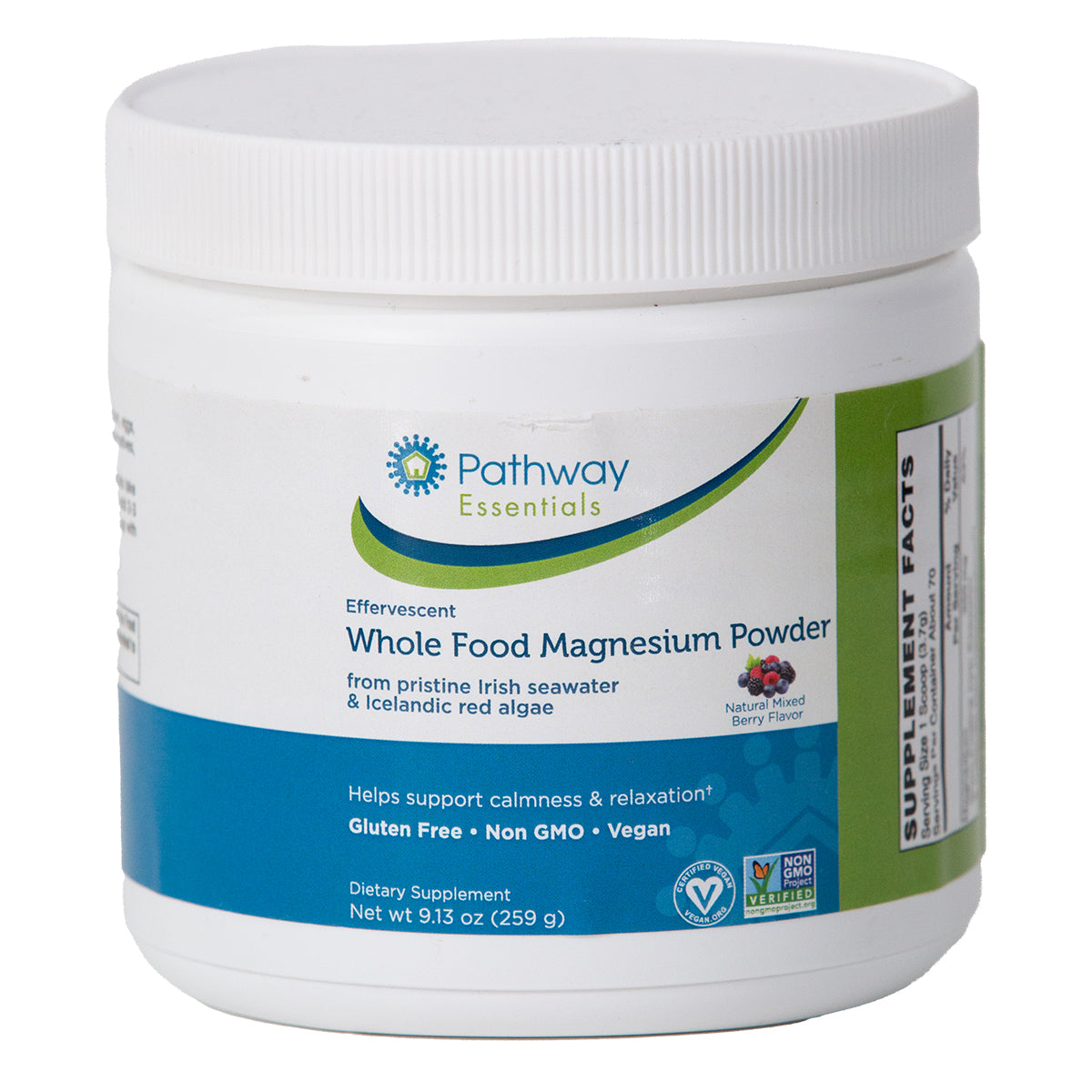 Whole Food Magnesium Powder Mixed Berry