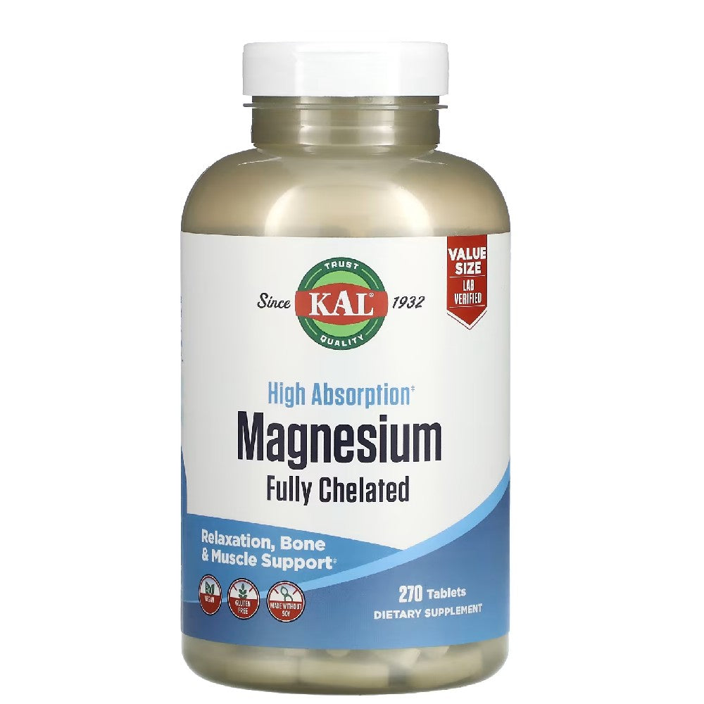 High Absorption Magnesium, Fully Chelated