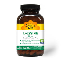Thumbnail for L-Lysine 500 mg - Country Life