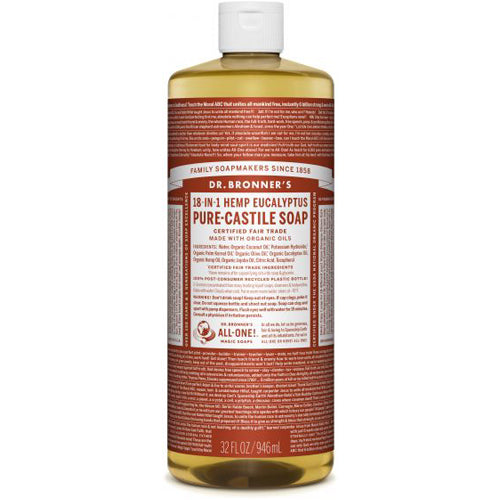Pure Castile Liquid Soap - Eucalyptus - Dr Bronners