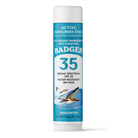 Sport Sunscreen Stick - SPF 35 Unscented - Badger