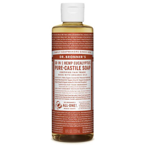 Pure Castile Liquid Soap - Eucalyptus - Dr Bronners