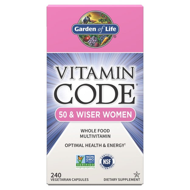 Vitamin Code 50 and Wiser Women - Garden of Life