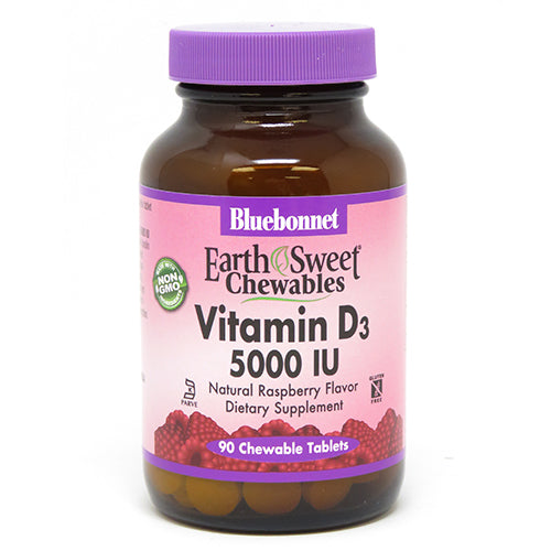 EarthSweet Chewables Vitamin D3 5000 Iu - Bluebonnet