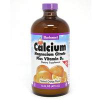 Thumbnail for Liquid Calcium Magnesium Citrate plus Vitamin D3 - Bluebonnet