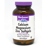 Thumbnail for Calcium Magnesium Zinc Plus Vitamin  D3 - Bluebonnet