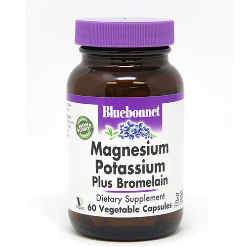 Magnesium Potassium Plus Bromelain - Bluebonnet