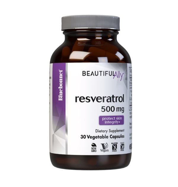 Beautiful Ally Resveratrol 500 mg - Bluebonnet