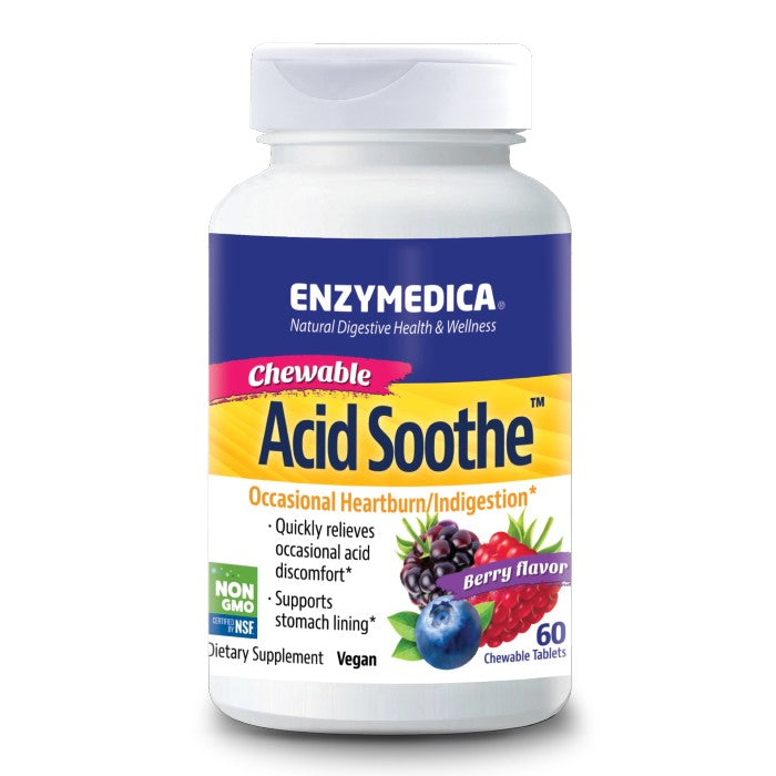 Acid Soothe Chewable Berry - Enzymedica