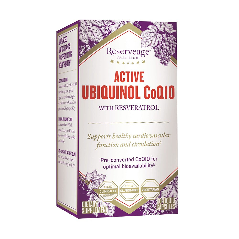 Active Ubiquinol CoQ10 With Resveratrol