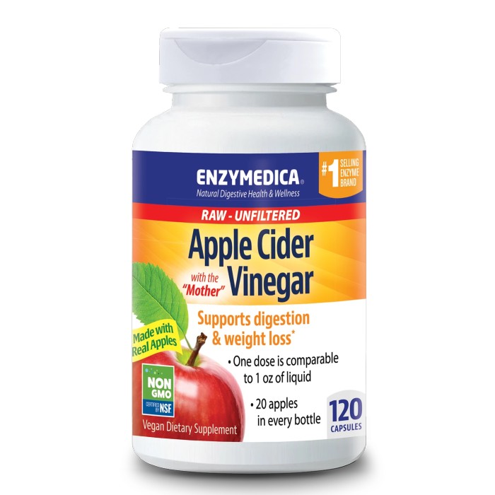 Apple Cider Vinegar - Enzymedica