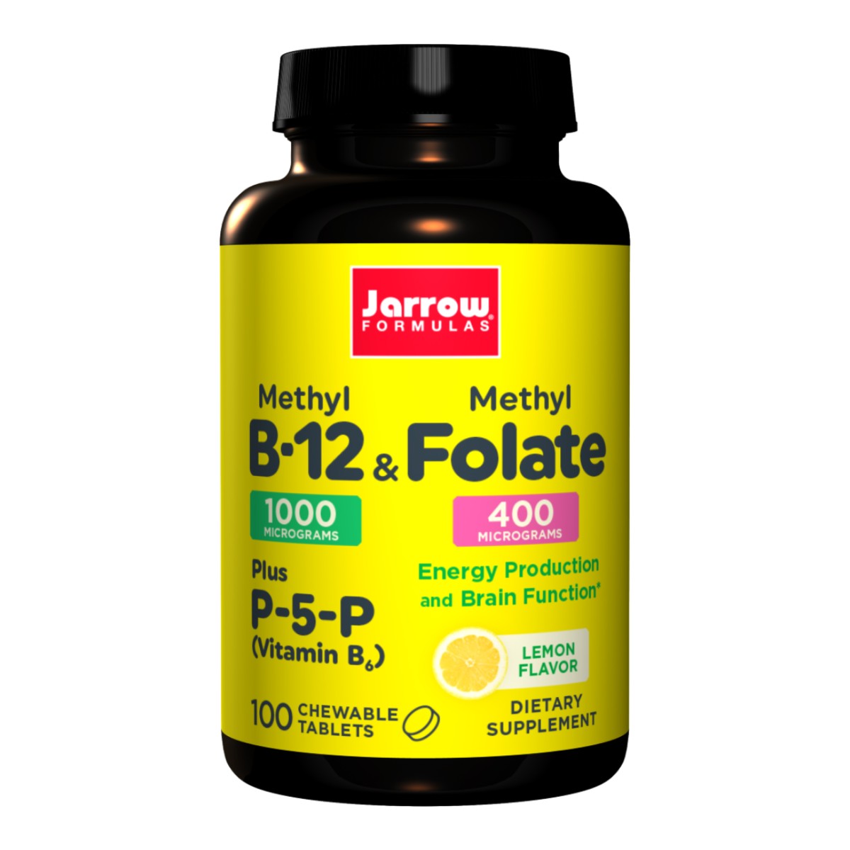Methyl B-12 & Methyl Folate Lemon - Jarrow Formulas