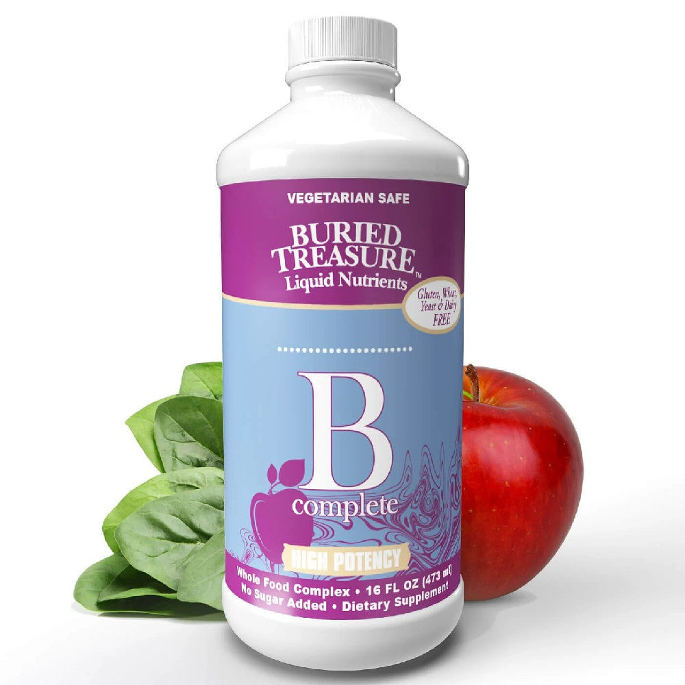 B Complete High Potency B Complex Adrenal and Metabolism Support - Buried Treasure