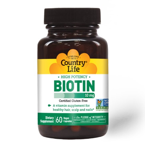 High Potency Biotin 10 mg - Country Life