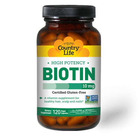 High Potency Biotin 10 mg - Country Life