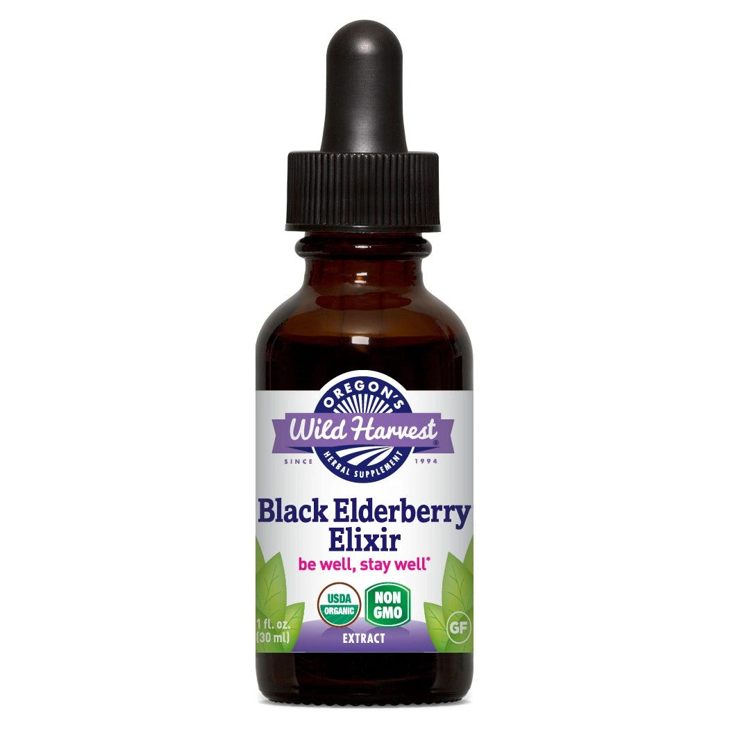 Black Elderberry, Organic Herbal Elixir - My Village Green