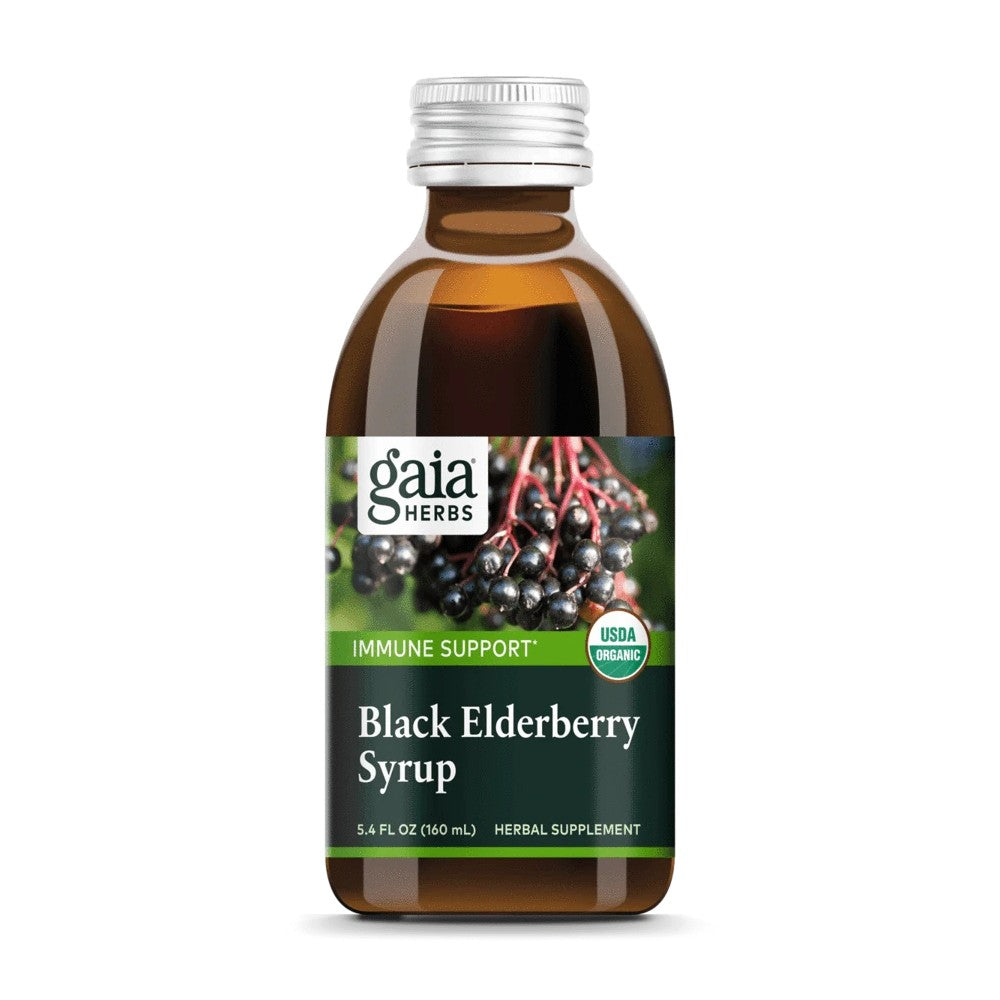 Black Elderberry Syrup - Gaia Herbs
