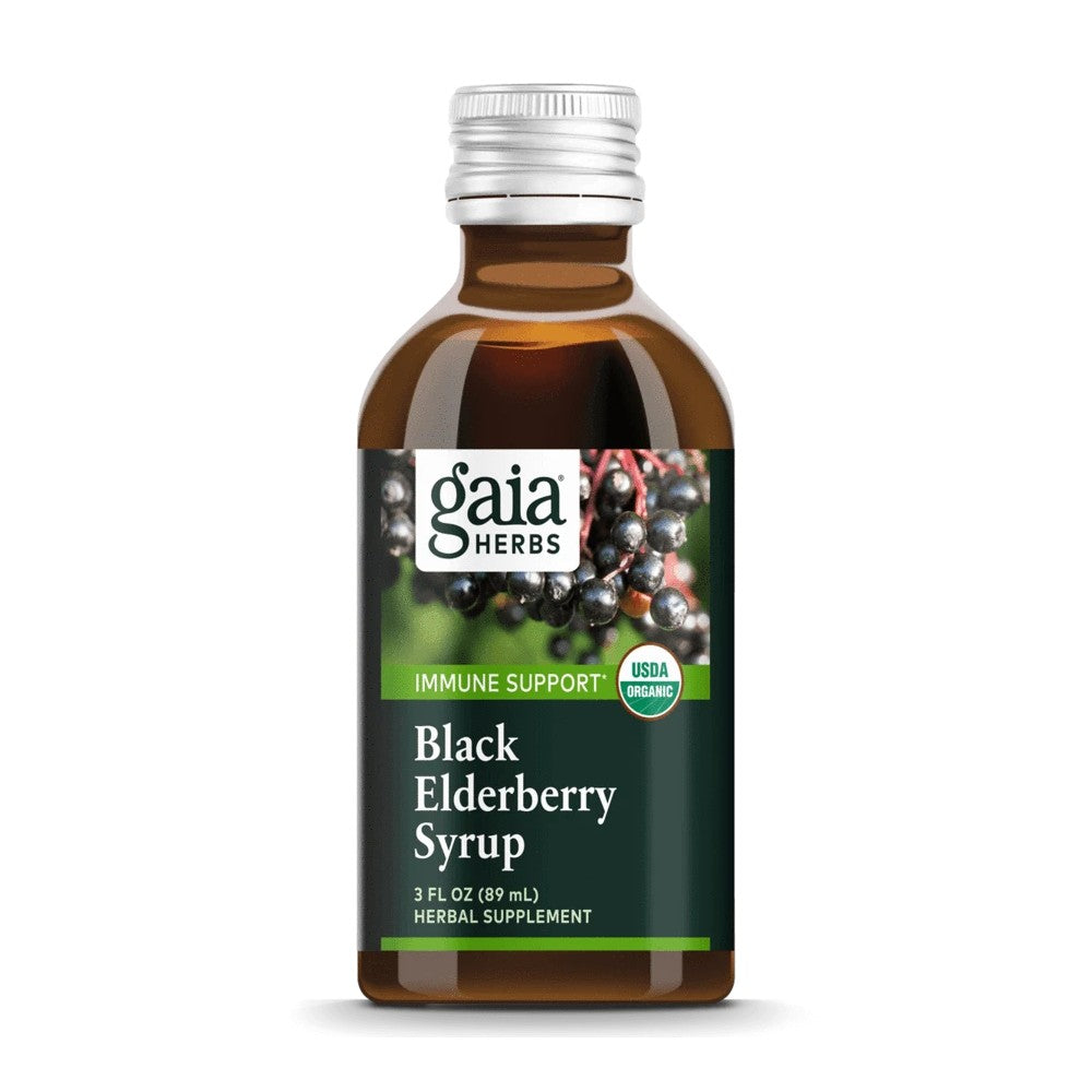 Black Elderberry Syrup - Gaia Herbs