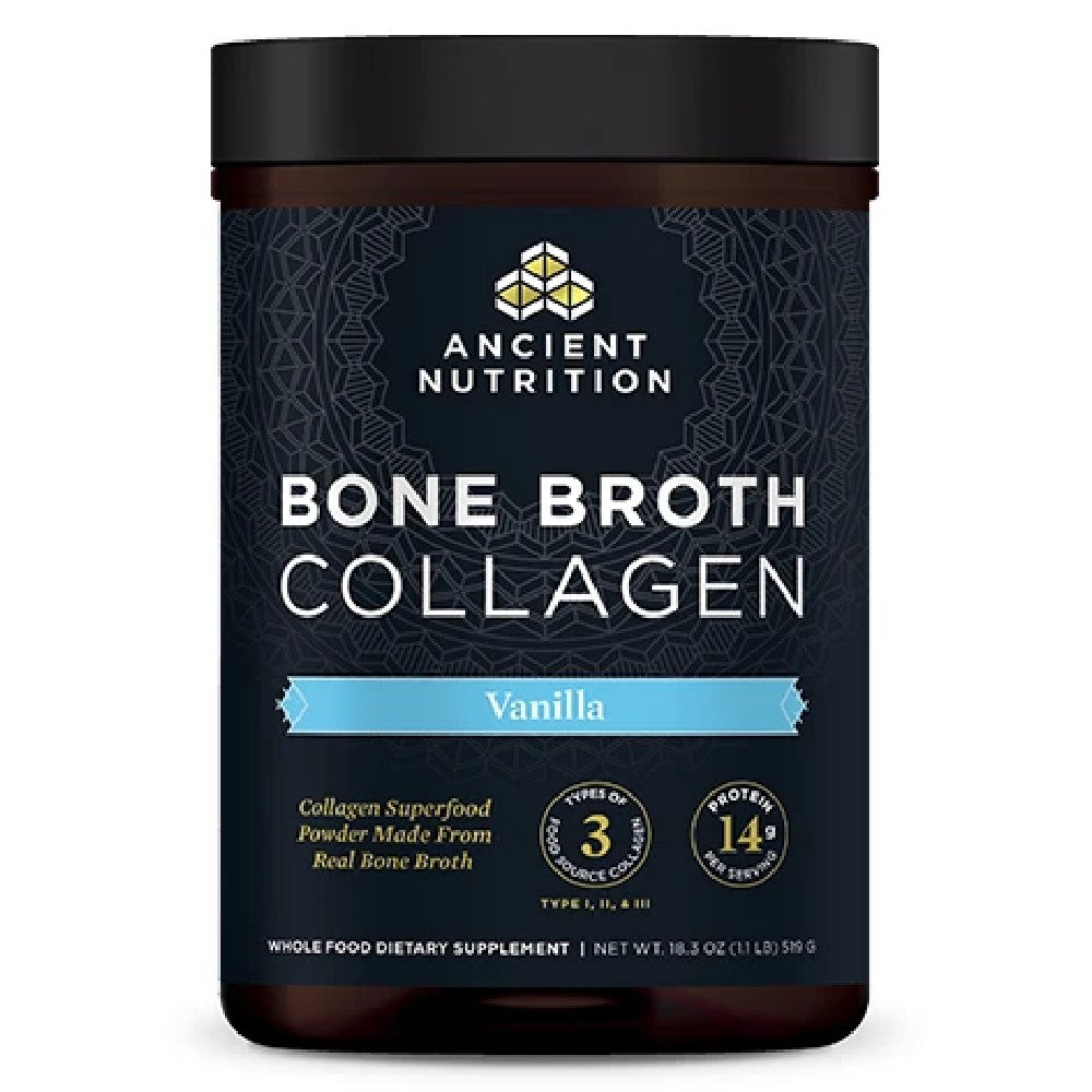 Bone Broth Collagen Protein Powder Chocolate - Ancient Nutrition