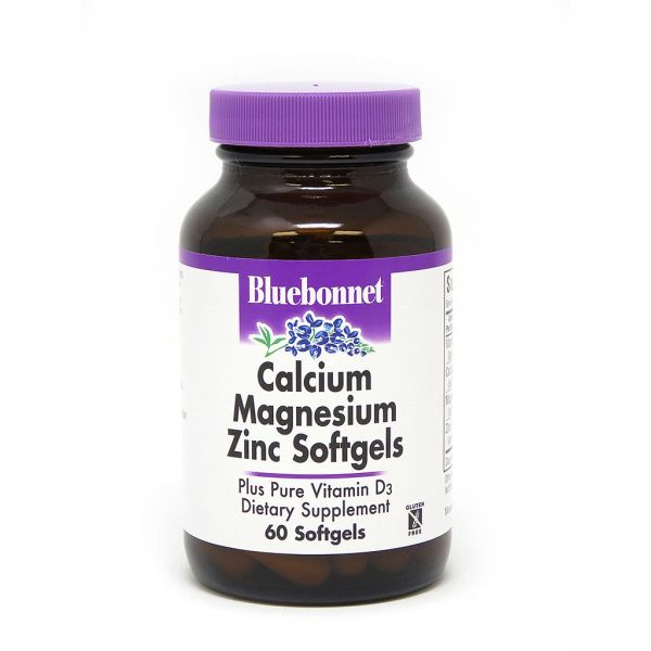 Calcium Magnesium Zinc Plus Vitamin D3 - Blue Bonnet