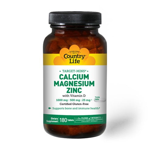 Calcium Magnesium Zinc with Vitamin D - Country Life