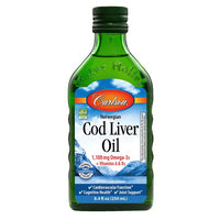 Thumbnail for Cod Liver Oil Liquid - Carlson