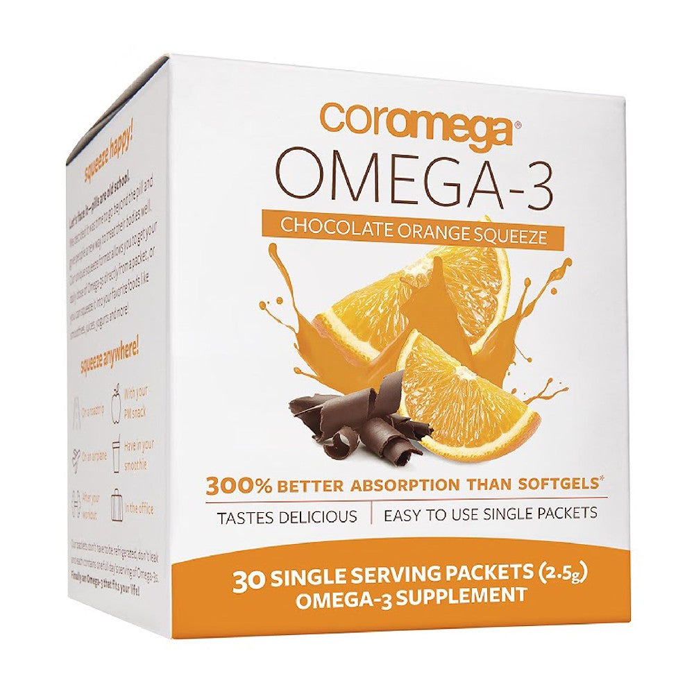Omega-3, Chocolate Orange Squeeze - Coromega