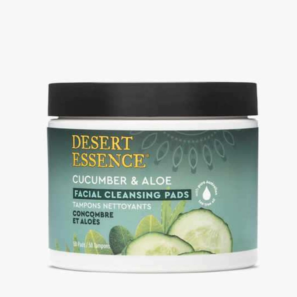 Cucumber & Aloe Facial Cleansing Pads - Dessert Essence