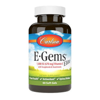 Thumbnail for E-Gems Elite 1,000 IU (670 mg) - Carlson