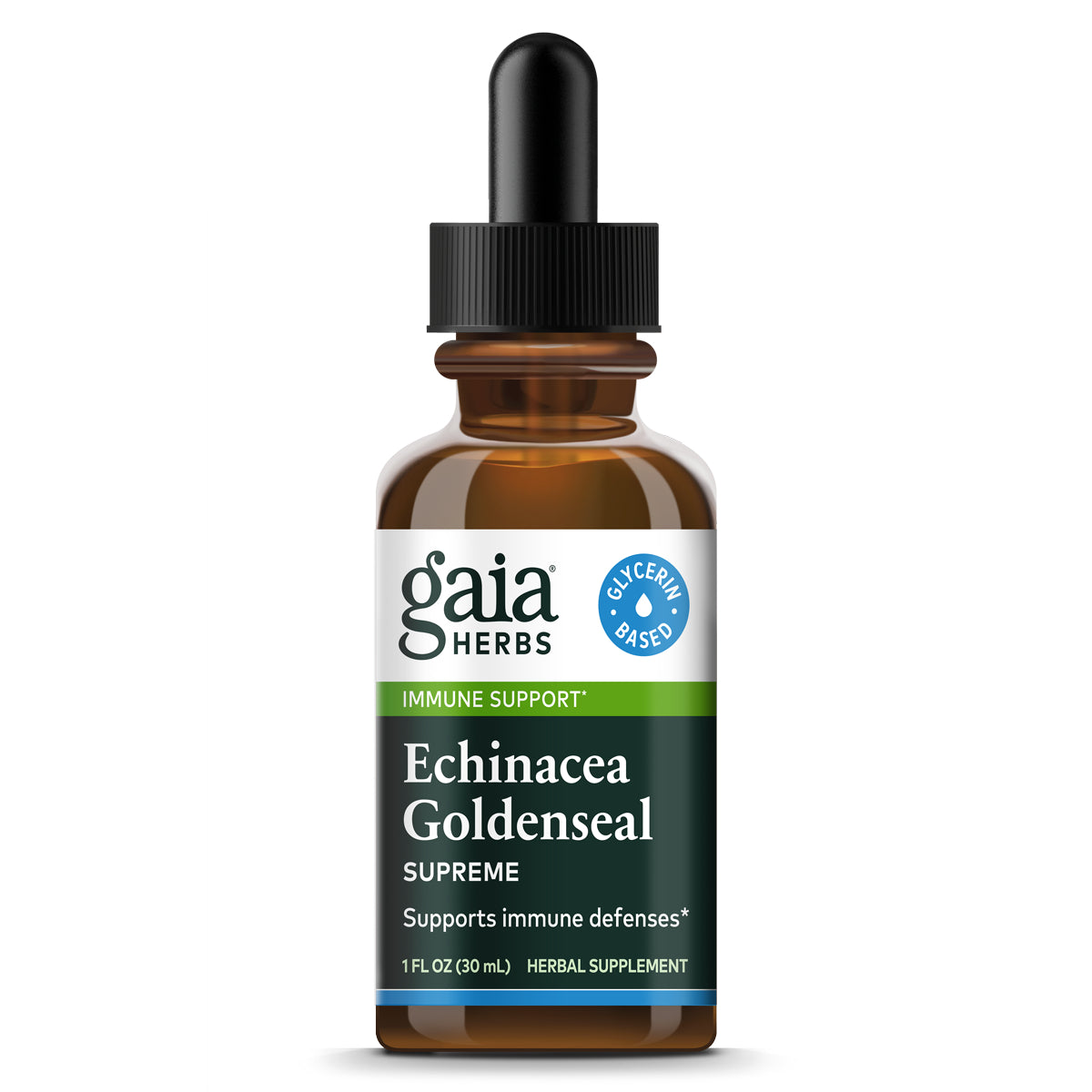 Echinacea Goldenseal Supreme, Glycerin Based - Gaia Herbs