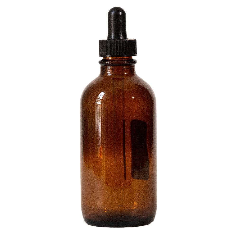 Amber Bottle With Dropper