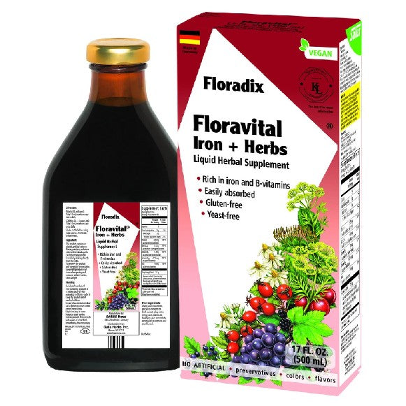Floravital Iron & Herbs Yeast-Free - Flora