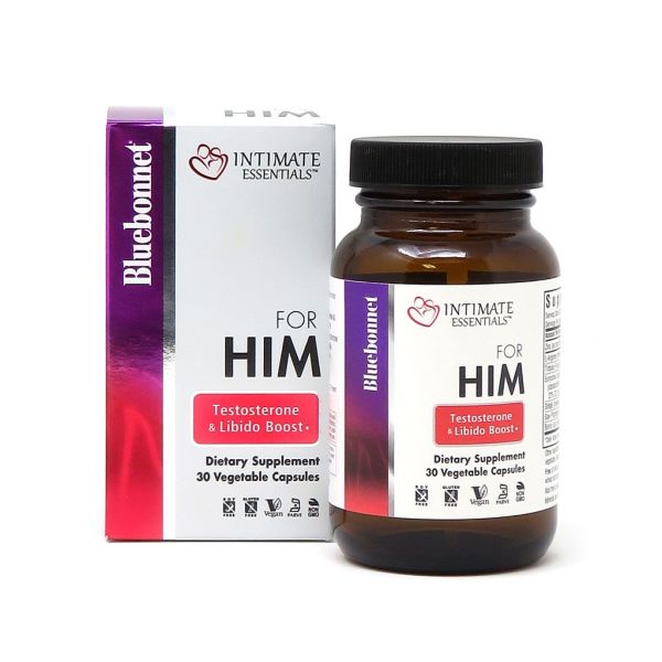 Intimate Essentials For Him Testosterone & Libido Boost - Bluebonnet