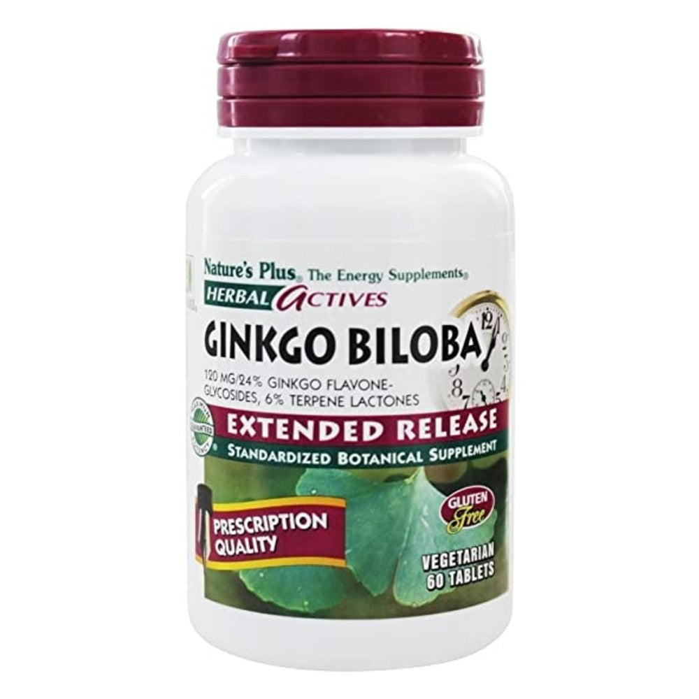 Herbal Actives, Ginkgo Biloba, Extended Release - My Village Green