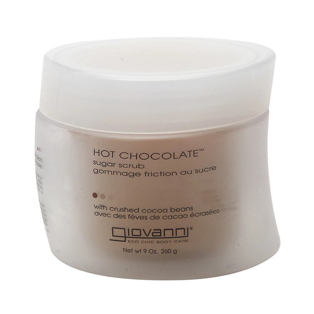 Hot Chocolate, Sugar Scrub with Crushed Cocoa Beans, - Giovanni