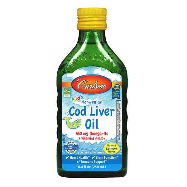 Kid's Cod Liver Oil Liquid - Carlson